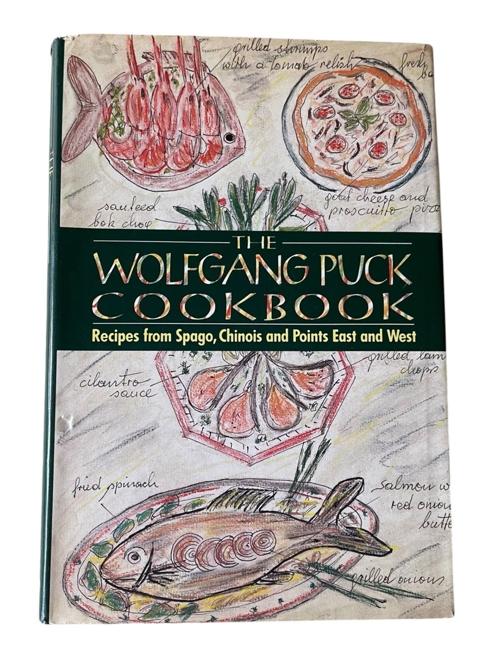 Vintage 1986 “The Wolfgang Puck Cookbook” by W. Puck HC DJ Random House First Ed